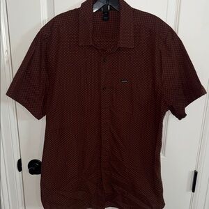 Volcom men’s Brown Short Sleeve Shirt